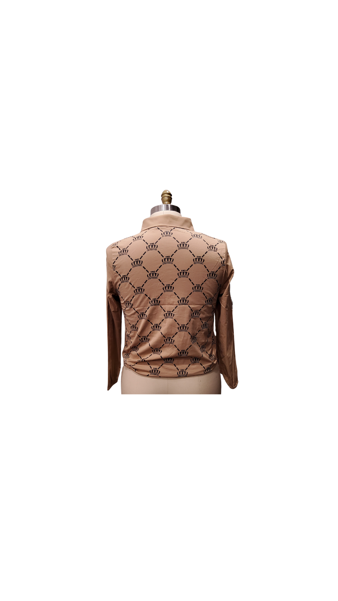 PRINTED BACK BLOUSE