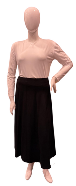 BLACK PONTE PANEL SKIRT – Beautifull-Boutique-ny