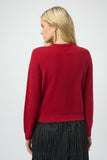 CASHMERE BUTTON FRONT CREW NECK CARDIGAN