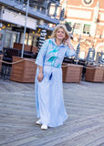 BLUE AND WHITE STRIPE SET
