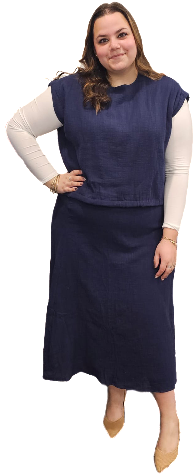 HIGH LOW GAUZE VEST
