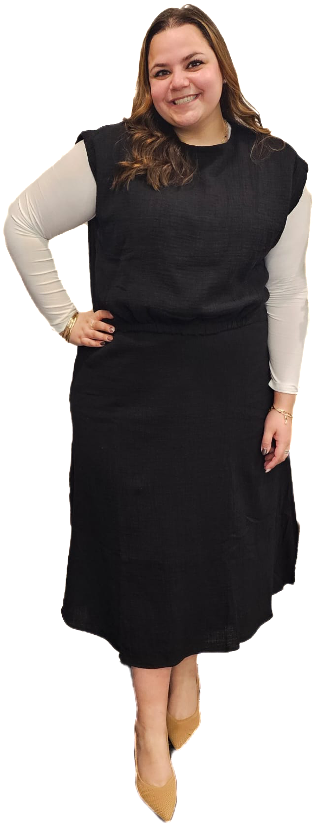 HIGH LOW GAUZE VEST