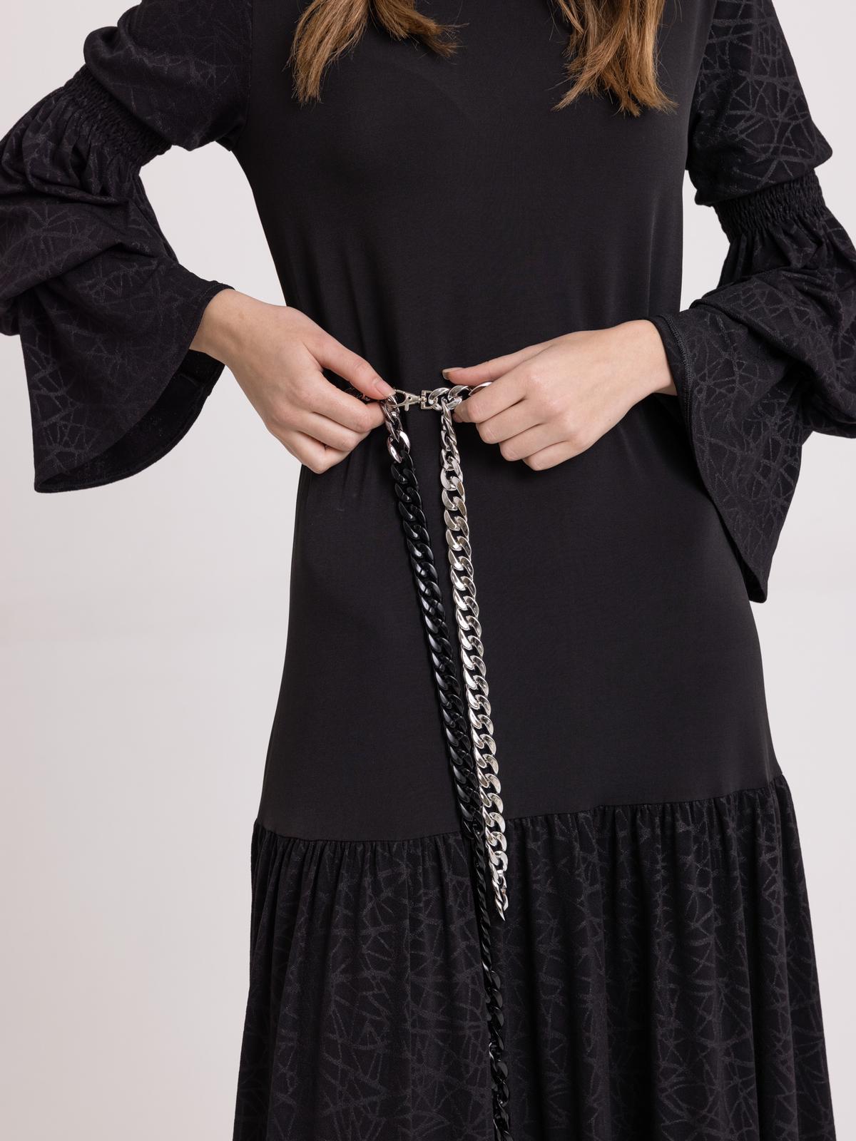 DROP WAIST TIERED MAXI