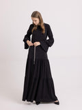 DROP WAIST TIERED MAXI