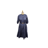 TAFT BELTED DRESS