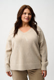 SWEATER KNIT PULLOVER W/ SEQUINS
