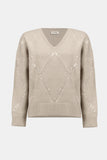 SWEATER KNIT PULLOVER W/ SEQUINS