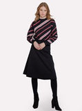 SLANTY STRIPE SWEATER