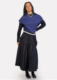 VARSITY STRIPE V-NECK VEST