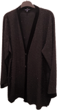 black tweed long cardigan