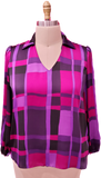 CHECKER BLOUSE