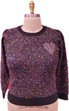 COLORFUL HEART SWEATER