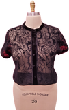 LACE FLORAL VEST