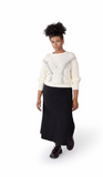 CREPE SLIP SKIRT