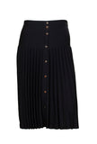 PLEATED 27'' KNIT SKIRT