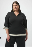 KNITED SINGLE STRIPED TOP