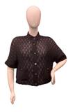 LIGHTWEIGHT MESH BLACK JACKET