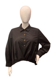 BIANCO ASYMMETRICAL HEM BLOUSE
