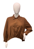 BIANCO ASYMMETRICAL HEM BLOUSE