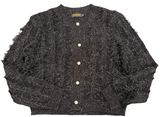 GLITTER BLACK CARDIGAN