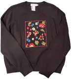 BLACK GARDEN SWEATER