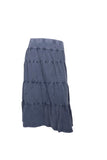 WASHED TIERED SKIRT